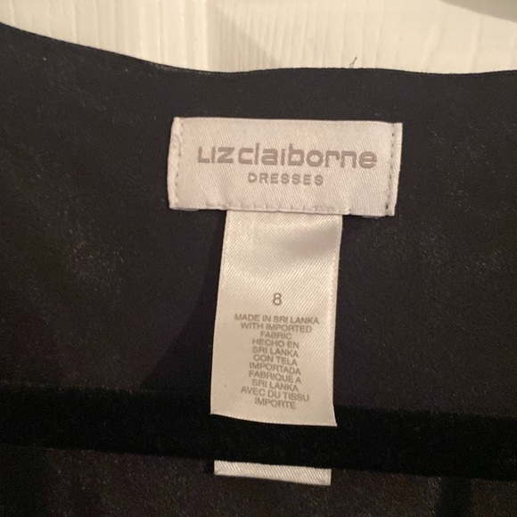 Liz Claiborne sleeveless black dress - Picture 3 of 8